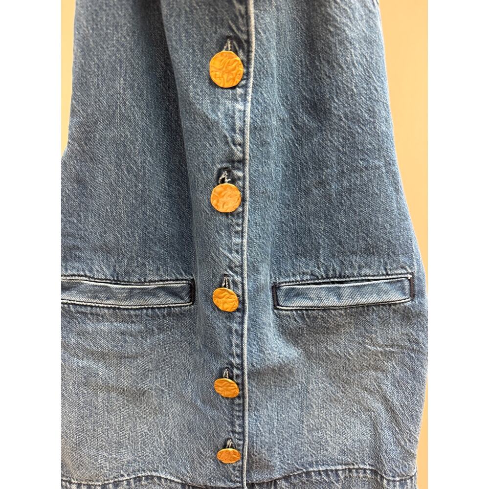 NEW Show Me Your MuMu Darien Dress Denim Mini size XS - Picture 6 of 8